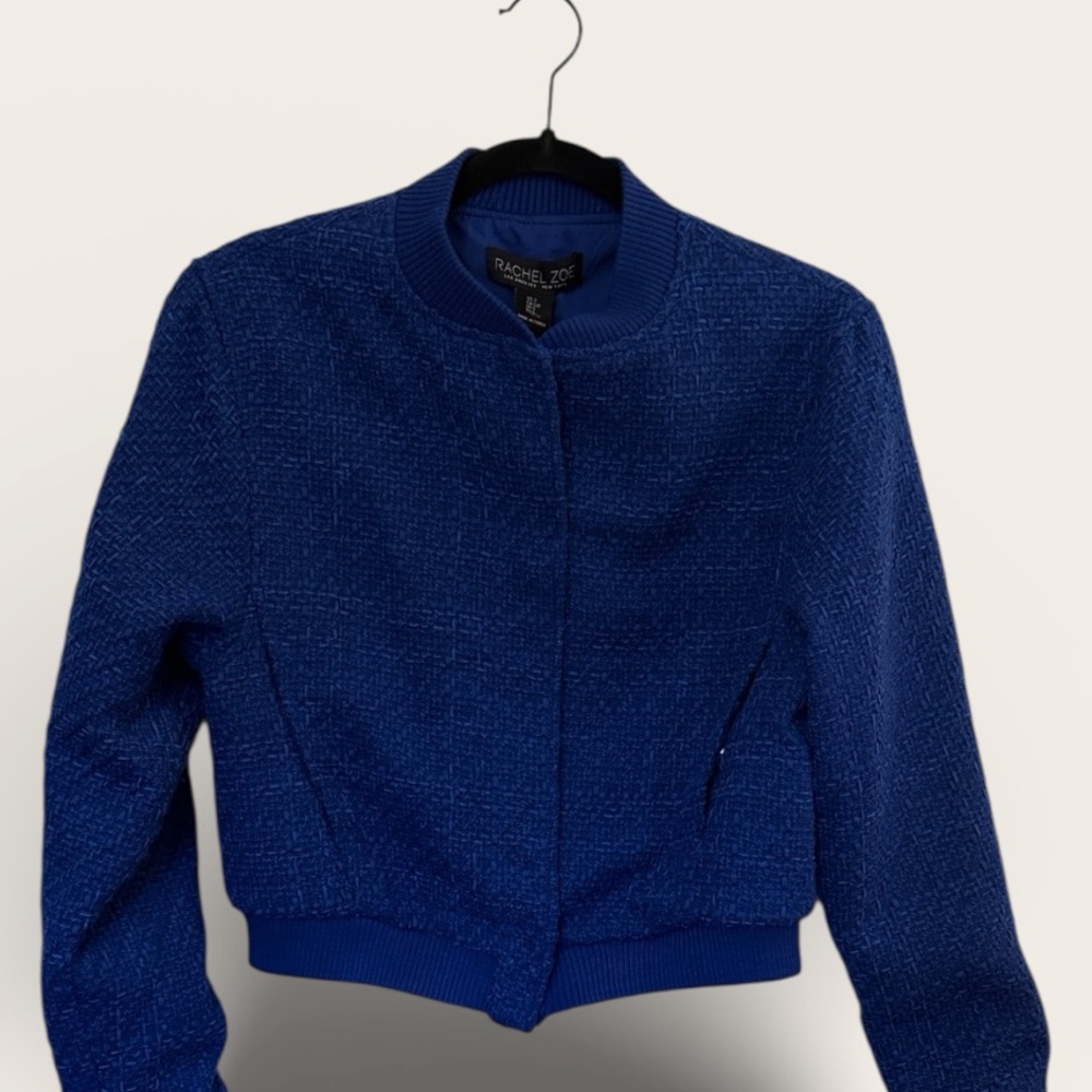 Rachel Zoe Royal Blue Bomber Jacket